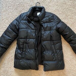 Old Navy Black Fleece Jacket